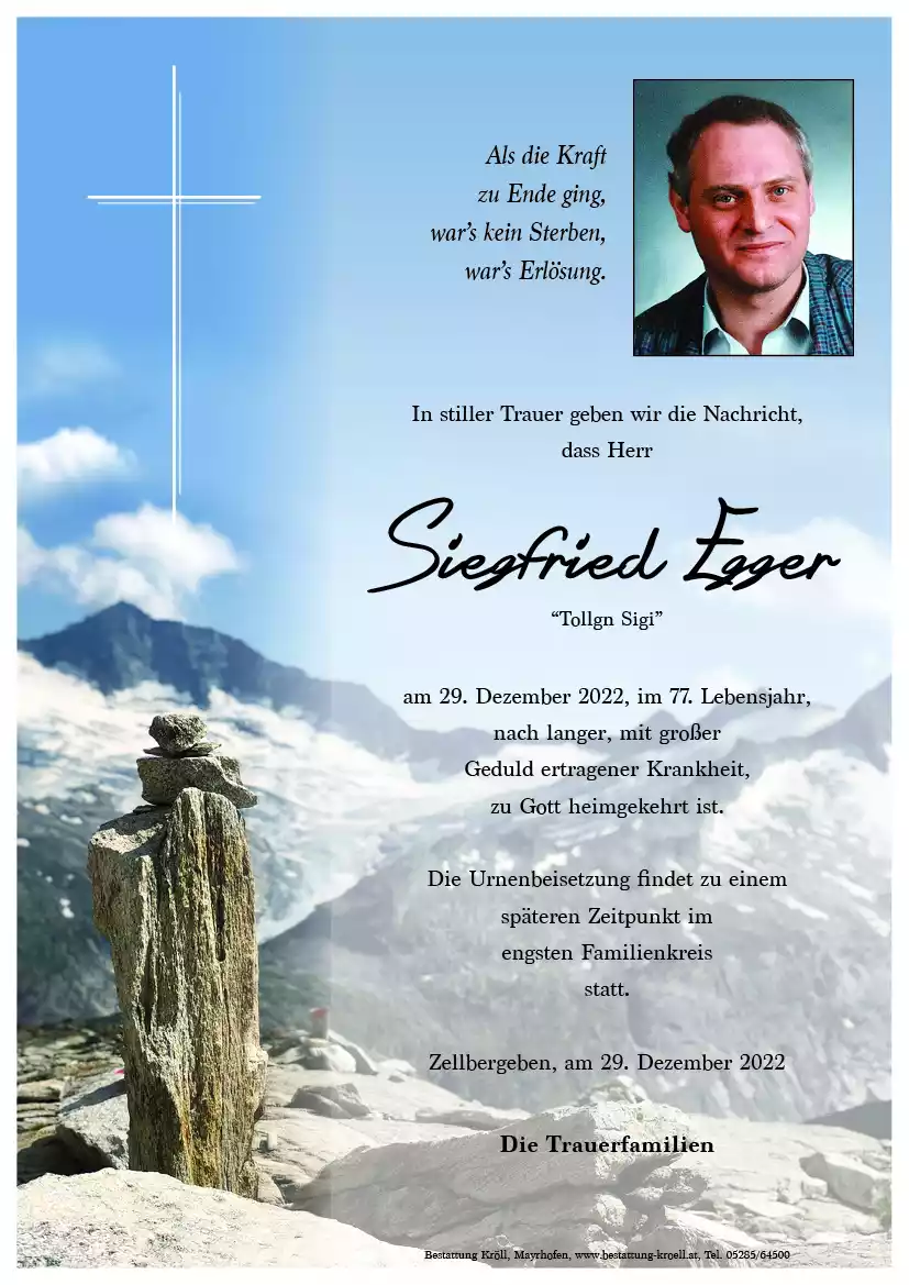 Parte von Siegfried Egger